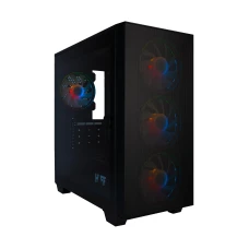 Корпус HAFF Fancy mATX без БП черный