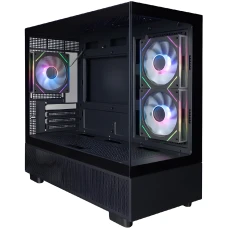 Корпус 1stPlayer Mi5 без БП Black (Mi5-BK-2FC7R-1FC7)