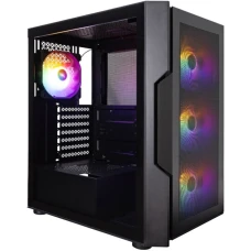 Корпус 1stPlayer T7-P без БП Black (T7-P-BK-4F7)