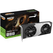 Видеокарта Inno3D GeForce RTX 5070 Twin X2 ОС 12GB GDDR7 (N50702-12D7X-195064N)