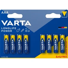 Батарейка Varta Longlife Power 4903 AAA BL4+4