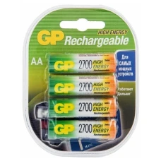 Аккумулятор GP Rechargeable NiMH (270AAHC-2DECRC4)