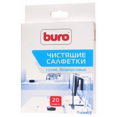 Салфетки для ухода за электроникой Buro BU-UDRY 20 шт
