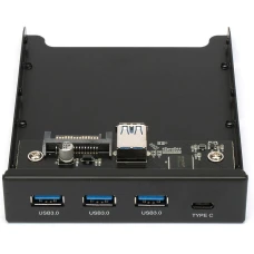 Планка на переднюю панель корпуса Gembird FP3.5-USB3-3A1C