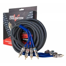 Акустический кабель Kicx RCA SCM45 5м (2042043)