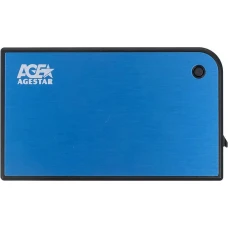 Бокс для накопителя AgeStar 3UB2A14 синий