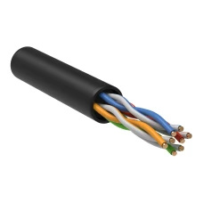 Кабель витая пара ITK LC3-C5E04-139-100 100м черный