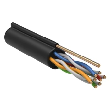 Кабель витая пара ITK BC3-C5E04-359-305-G черный