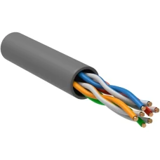 Кабель витая пара ITK Generica BC1-C5E04-111-305-TL-R-G серый