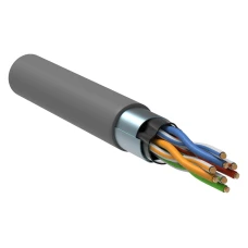 Кабель информационный ITK Generica BC1-C5E04-311-305-G кат.5E 305м серый