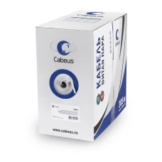 Кабель витая пара Cabeus UTP-4P-Cat.5e-SOLID-LSZH-WH белый