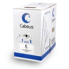 Кабель витая пара Cabeus FTP-4P-Cat.5e-SOLID-LSZH-GY серый