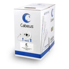 Кабель витая пара Cabeus UTP-4P-Cat.5e-PATCH-GY серый