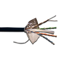 Кабель витая пара Lanmaster LAN-6EFTP-OUT кат.6 F/UTP общий экран 4X2X23AWG PE внешний 305м черн