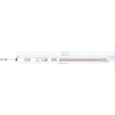 Блок распределения питания Powercom PDU-16AVMS20-18C13-2C19
