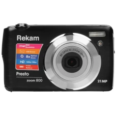 Фотоаппарат Rekam Presto Zoom 800 черный (1107010101)