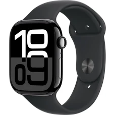 Умные часы Apple Watch Series 10 A2999 46мм Sport Band черный M/L (MWWQ3LW/A)