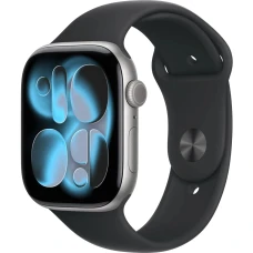 Умные часы Apple Watch Series 11 GPS 46mm Space Grey Al Case Black Sport Band M/L A3333 (MEV44X/A)