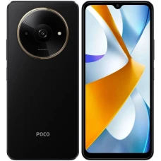 Смартфон Poco C61 3/64Gb черный (MZB0IL5RU)