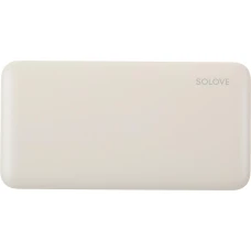 Портативное зарядное устройство Solove 001M+ бежевый (001M+ BEIGE RUS)
