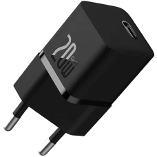 Сетевое зарядное устройство Baseus GaN5 20W EU Black (CCGN050101)