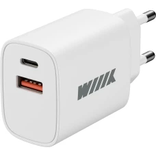 Сетевое зарядное устройство Wiiix UNN-1-2-04-W белый