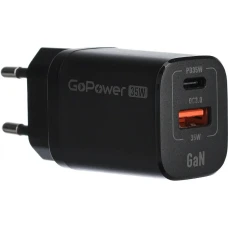 Сетевое зарядное устройство GoPower 00-00028403 Black