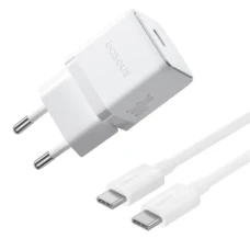 Сетевое зарядное устройство Baseus Palm 30W EU Moon White (P10111605213-01)
