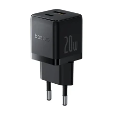 Сетевое зарядное устройство Baseus Palm C+U 20W EU Cluster Black (P10111608113-00)
