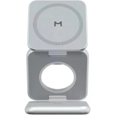 Беспроводное зарядное устройство Magssory Fold Pro WCH063 Silver (WCH063s)