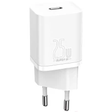 Сетевое зарядное устройство Baseus Super Si 25W EU White (CCSP020102)
