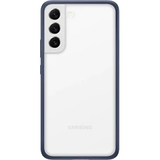 Чехол для телефона Samsung Frame Cover для S22+ (прозрачный с темно-синей рамкой)