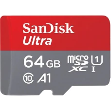 Карта памяти SanDisk microSDXC 64GB Ultra Class 10 (SDSQUAB-064G-GN6MN)