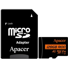 Карта памяти Apacer microSDXC 128GB с адаптером (AP128GMCSX10U8-R)