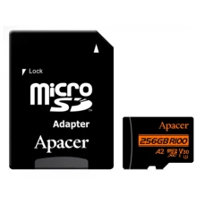 Карта памяти Apacer microSDXC 256GB с адаптером (AP256GMCSX10U8-R)