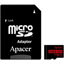 Карта памяти Apacer microSDXC 128GB с адаптером (AP128GMCSX10UB-R)