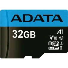 Карта памяти A-Data Premier microSDHC 32GB с адаптером (AUSDH32GUICL10A1-RA1)