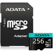 Карта памяти A-Data Micro SDXC 256GB W/AD (AUSDX256GUI3V30SA2-RA1)