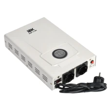 Стабилизатор напряжения IEK Slim 1.5кВА белый (IVS22-1-D15-09)