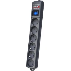 Сетевой фильтр Pilot S-Max 5м 6 розеток графит