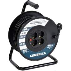 Удлинитель на катушке Generica УК40 (WKP10-10-04-40-G)