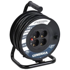 Удлинитель на катушке Generica УК30 (WKP20-16-04-30-G)