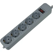 Сетевой фильтр PC Pet AAP01006-3-G серый