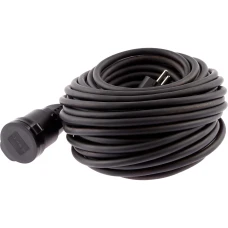 Удлинитель ЭРА UPx-1e-3x2,5-40m-IP44(KG) черный (Б0050865)