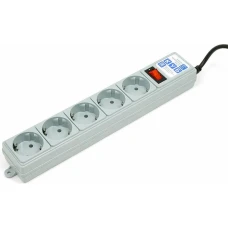 Сетевой фильтр Power Cube SPG-B-6 1.9 м серый