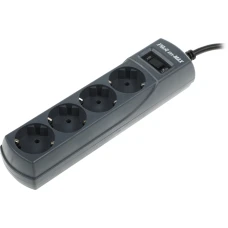 Сетевой фильтр ZIS Pilot m Max 4 euro outlets 3m Black