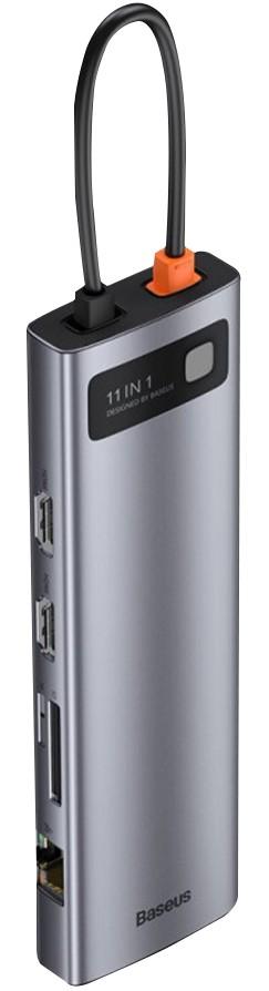 USB-хаб Baseus Metal Gleam Space Gray (CAHUB-CT0G)